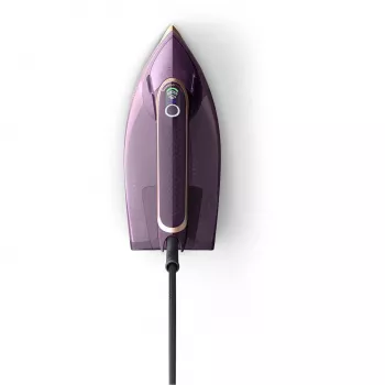 Ferro de engomar a vapor Philips DST8040/30 — 3000 W, depósito 0,35 l, base SteamGlide Elite, vapor vertical