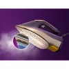 Philips DST8040/30 Azur 8000 Series ferro a vapor, 3000 W, depósito de 0,35 L, base SteamGlide Elite, vapor vertical, 80 g/min, jato de vapor de 260 g/min, roxo escuro