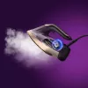Philips DST8040/30 Azur 8000 Series ferro a vapor, 3000 W, depósito de 0,35 L, base SteamGlide Elite, vapor vertical, 80 g/min, jato de vapor de 260 g/min, roxo escuro