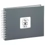 Álbum de fotografias Hama Fine Art Cinzento 50 folhas 10 x 15 cm encadernação em espiral