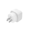 Adaptador de ficha de rede Hama 00223438 tipo B tipo C (ficha euro)+tipo F Branco