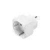 Adaptador de ficha de rede Hama 00223438 tipo B tipo C (ficha euro)+tipo F Branco