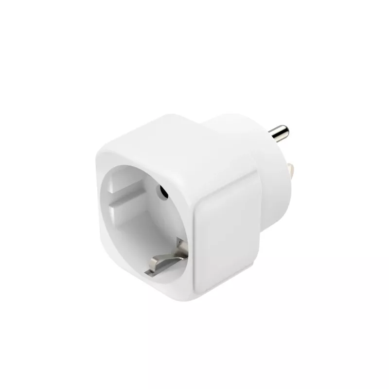 Adaptador de ficha de rede Hama 00223438 tipo B tipo C (ficha euro)+tipo F Branco