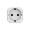 Adaptador de ficha de rede Hama 00223438 tipo B tipo C (ficha euro)+tipo F Branco