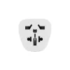 Adaptador de ficha de rede Hama 00223456 tipo E/F Hybrid Universal Branco