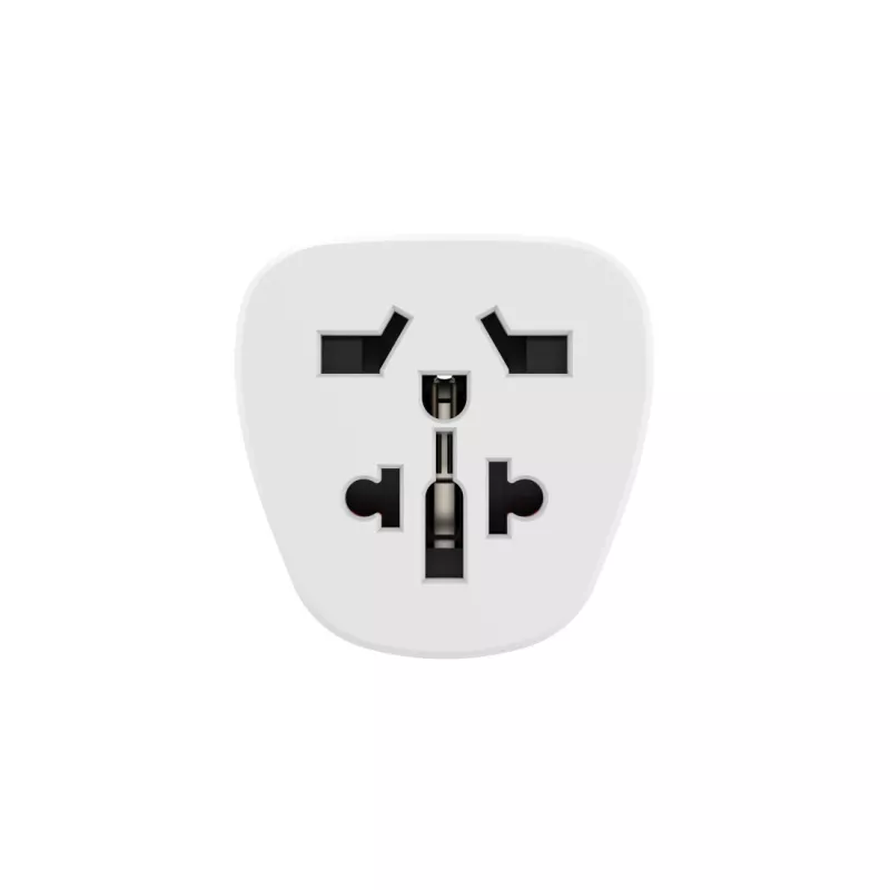 Adaptador de ficha de rede Hama 00223456 tipo E/F Hybrid Universal Branco