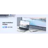 Hub USB Type-C UGREEN 20956A com HDMI e USB 3.0, 5 Gbit/s, 4K 3840x2160, Prateado