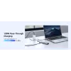 Hub USB Type-C UGREEN 20956A com HDMI e USB 3.0, 5 Gbit/s, 4K 3840x2160, Prateado
