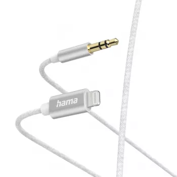 Cabo Lightning Hama 00201522 1 m Branco Lightning 3,5 mm