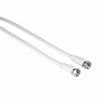 Cabo coaxial Hama 00205037 1,5 m F Branco