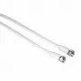 Cabo coaxial Hama 00205037 1,5 m F Branco