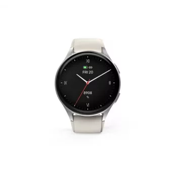 Hama Smartwatch 8900 3,35 cm (1,32 polegadas) AMOLED 42 mm digital 466 x 466 píxeis ecrã tátil prateado GPS (satélite)