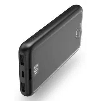 Hama 00201709 power bank polímero de lítio (LiPo) 10000 mAh antracite