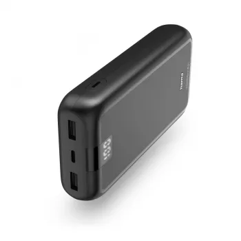 Hama 00201710 power bank polímero de lítio (LiPo) 20000 mAh antracite