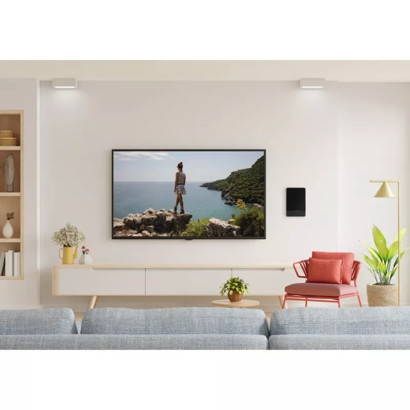 Antena interior Hama Pro 2 m USB preta 135x10x200mm