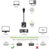 Adaptador de cabo conversor Techly HDMI para VGA preto 0,1 m 1920x1200 60 Hz