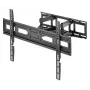 Suporte de parede para TV e monitor Manhattan Full Motion 1 ecrã 37-65 preto VESA 100x100 até 600x400mm máx. 40kg