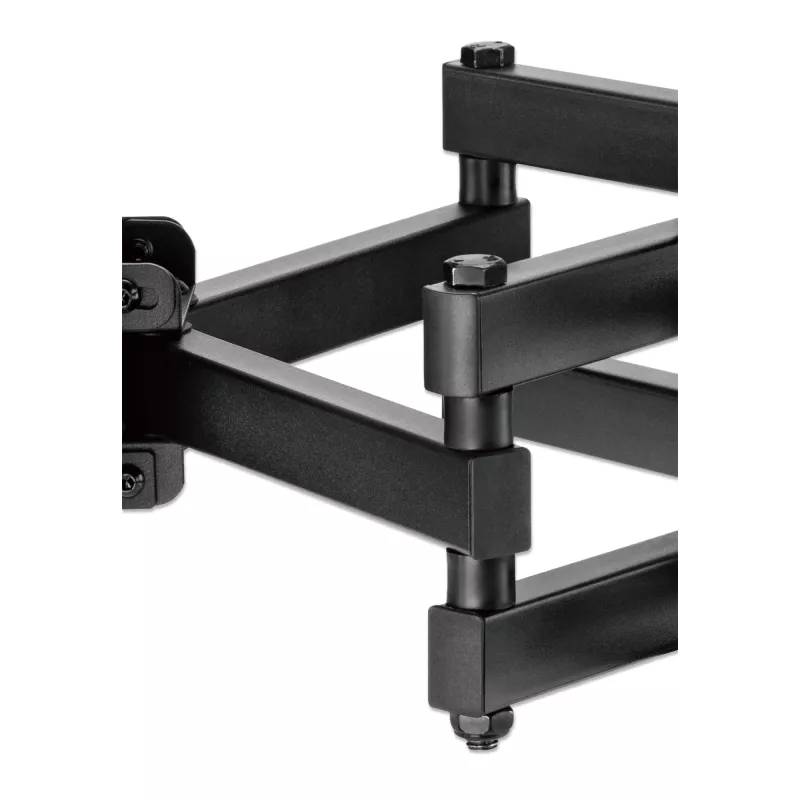 Suporte de parede para TV e monitor Manhattan Full Motion 1 ecrã 37-65 preto VESA 100x100 até 600x400mm máx. 40kg