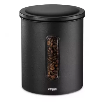 Recipiente de armazenamento Xavax 00111275 preto 1 unid. 125x125x165 mm
