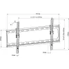 Suporte de parede para TV Techly ICA-PLB 261L 177,8 cm (70