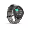 Hama Smartwatch 9000 00178627, 1,43 polegadas (3,63 cm) AMOLED, GPS, armazenamento de música, resistente à água, bracelete de silicone, antracite