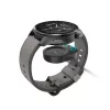 Hama Smartwatch 9000 00178627, 1,43 polegadas (3,63 cm) AMOLED, GPS, armazenamento de música, resistente à água, bracelete de silicone, antracite