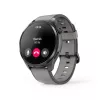 Hama Smartwatch 9000 00178627, 1,43 polegadas (3,63 cm) AMOLED, GPS, armazenamento de música, resistente à água, bracelete de silicone, antracite