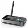 Transmissor/receptor de áudio sem fios HAMA Link.it duo 3,5 mm, Bluetooth, alcance de 10 m, alimentado por USB, preto