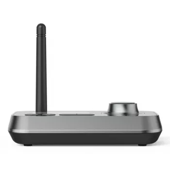 Transmissor/receptor de áudio sem fios HAMA Link.it duo 3,5 mm, Bluetooth, alcance de 10 m, alimentado por USB, preto