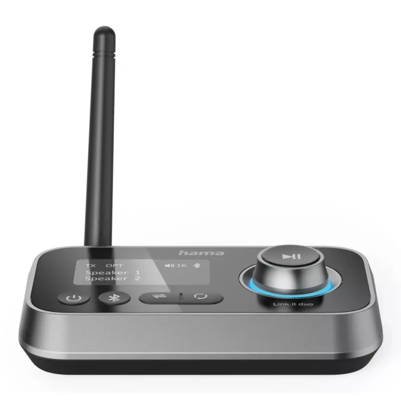 Hama Link.it duo 00205322 transmissor/recetor de áudio Bluetooth