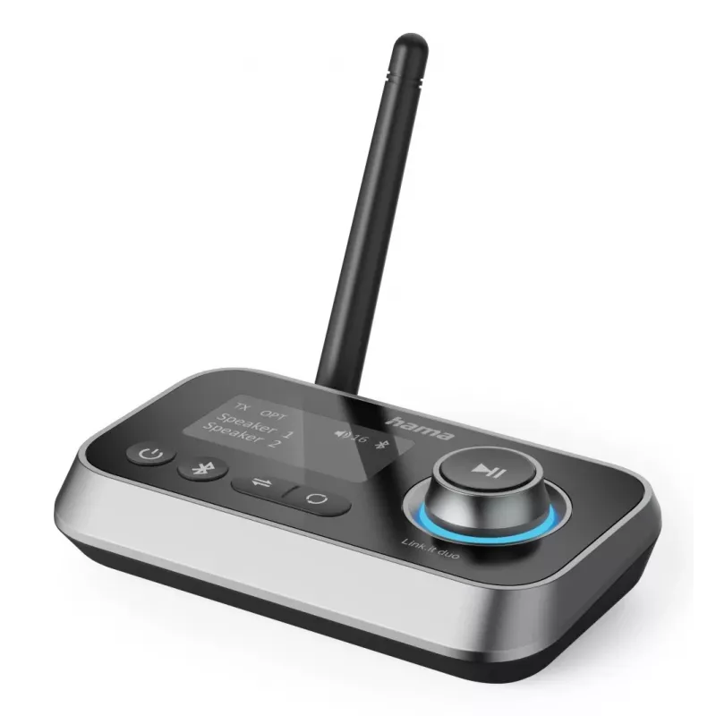 Hama Link.it duo 00205322 transmissor/recetor de áudio Bluetooth