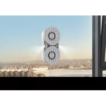 Robô de limpeza de janelas HUTT DDC56 limpa-janelas elétrico branco