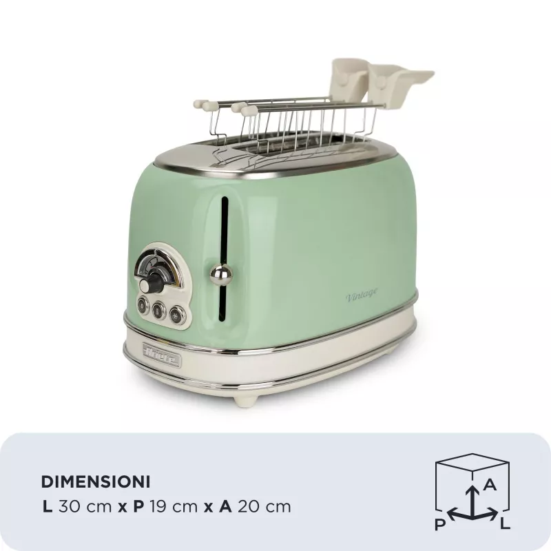 Ariete 0155/04 6 2 fatias 810 W verde