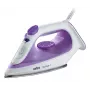 Ferro de engomar Braun TexStyle 1 SI 1080 base cerâmica 2000 W preto, roxo