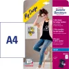Transfer para roupa Avery MD1003 jato de tinta branco 210x297mm 4 unid.