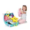 Mala Trunki Una o unicórnio 4 rodas 18 L rosa turquesa amarelo