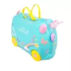 Mala Trunki Una o unicórnio 4 rodas 18 L rosa turquesa amarelo