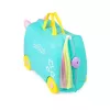 Mala Trunki Una o unicórnio 4 rodas 18 L rosa turquesa amarelo