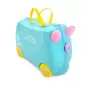 Mala Trunki Una o unicórnio 4 rodas 18 L rosa turquesa amarelo