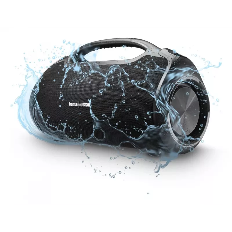 Altifalante de festa HAMA UltiMate Pro 120 W, sem fios Bluetooth, à prova de água, bateria incorporada, carregamento USB-C