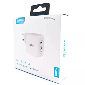 Carregador de interior Choetech PD8002 universal branco