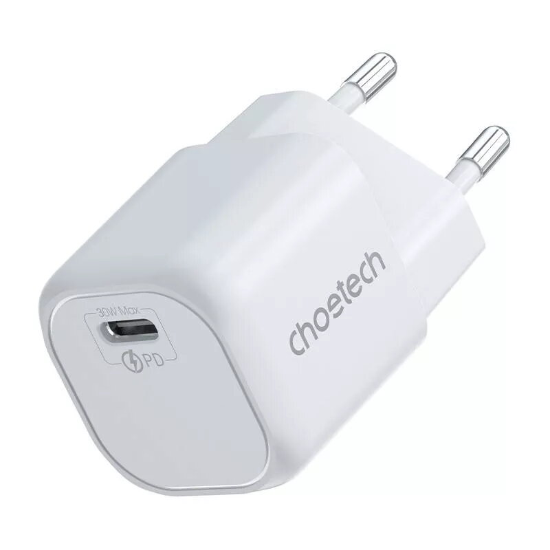 Carregador CHOETECH PD5007 30W USB-C Power Delivery carregamento rápido para telefones e tablets