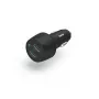 Carregador de automóvel Hama 00201632 carregamento rápido 2 portas USB Type-C preto