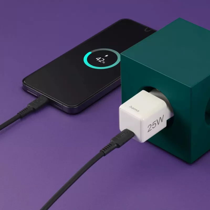 Carregador móvel Hama 00201981 headset, powerbank, smartphone, tablet branco AC carregamento rápido interior