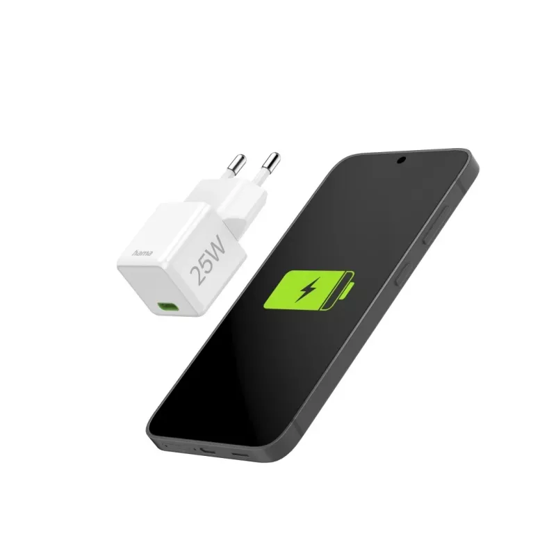 Carregador móvel Hama 00201981 headset, powerbank, smartphone, tablet branco AC carregamento rápido interior