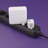 Carregador móvel Hama 00201981 headset, powerbank, smartphone, tablet branco AC carregamento rápido interior