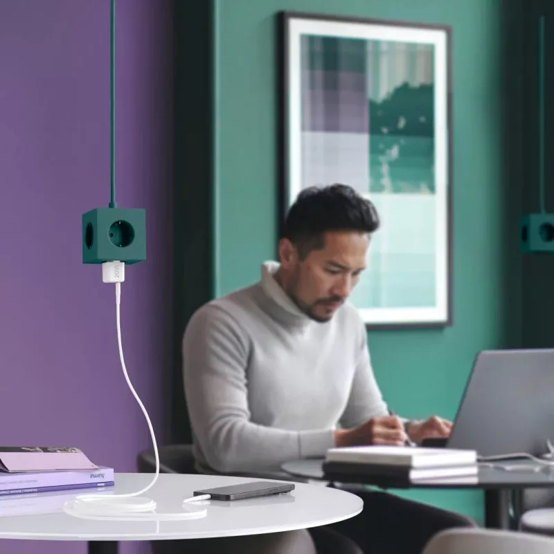Carregador de interior Hama 00201980 carregamento rápido branco USB Type-C