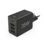 Carregador móvel Hama 00201990 headset, powerbank, smartphone, tablet preto AC carregamento rápido interior