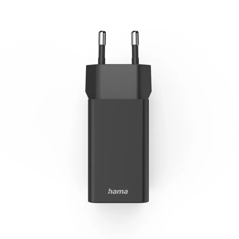 Carregador móvel Hama 00201990 headset, powerbank, smartphone, tablet preto AC carregamento rápido interior