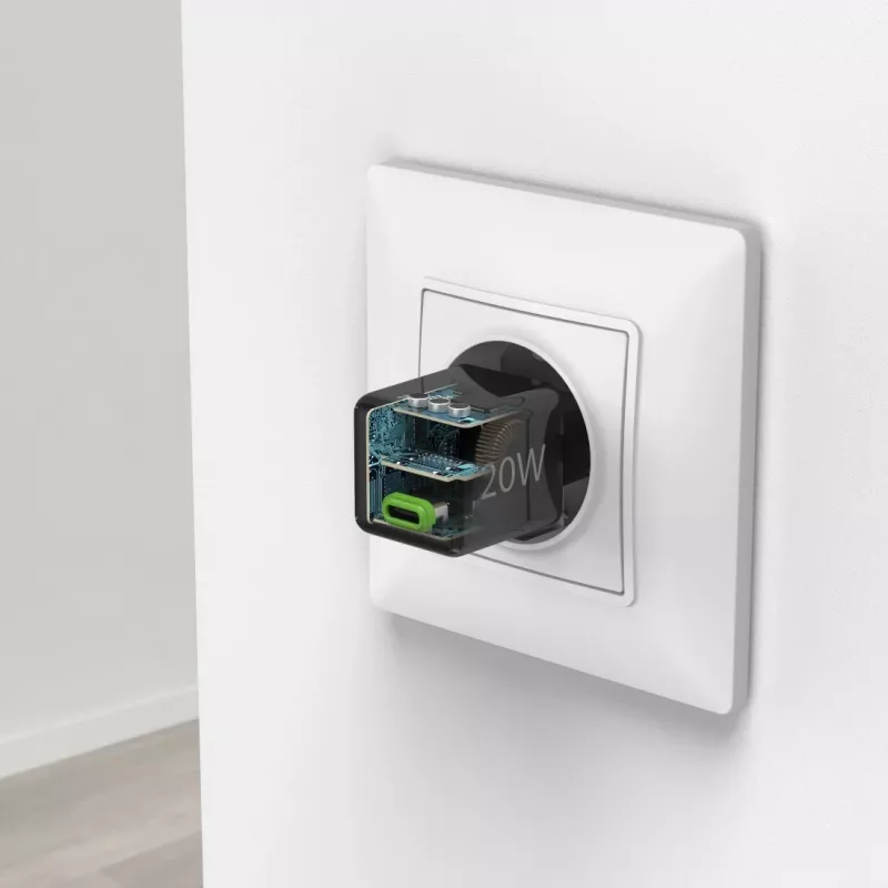 Hama 00201984 Carregador para dispositivos móveis smartphone preto carregamento rápido AC interior